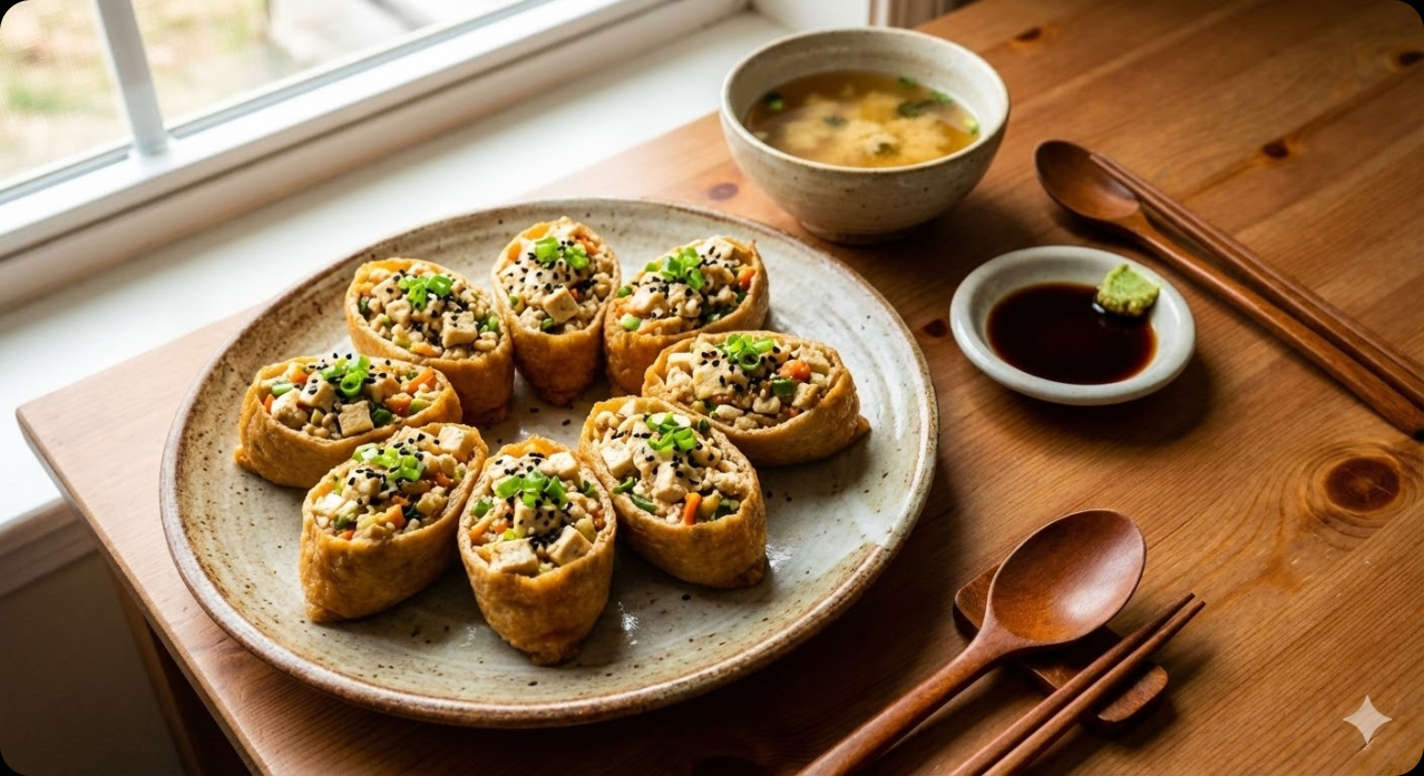 🥗식단 관리 필수! 한입에 반하는 두부유부초밥 레시피