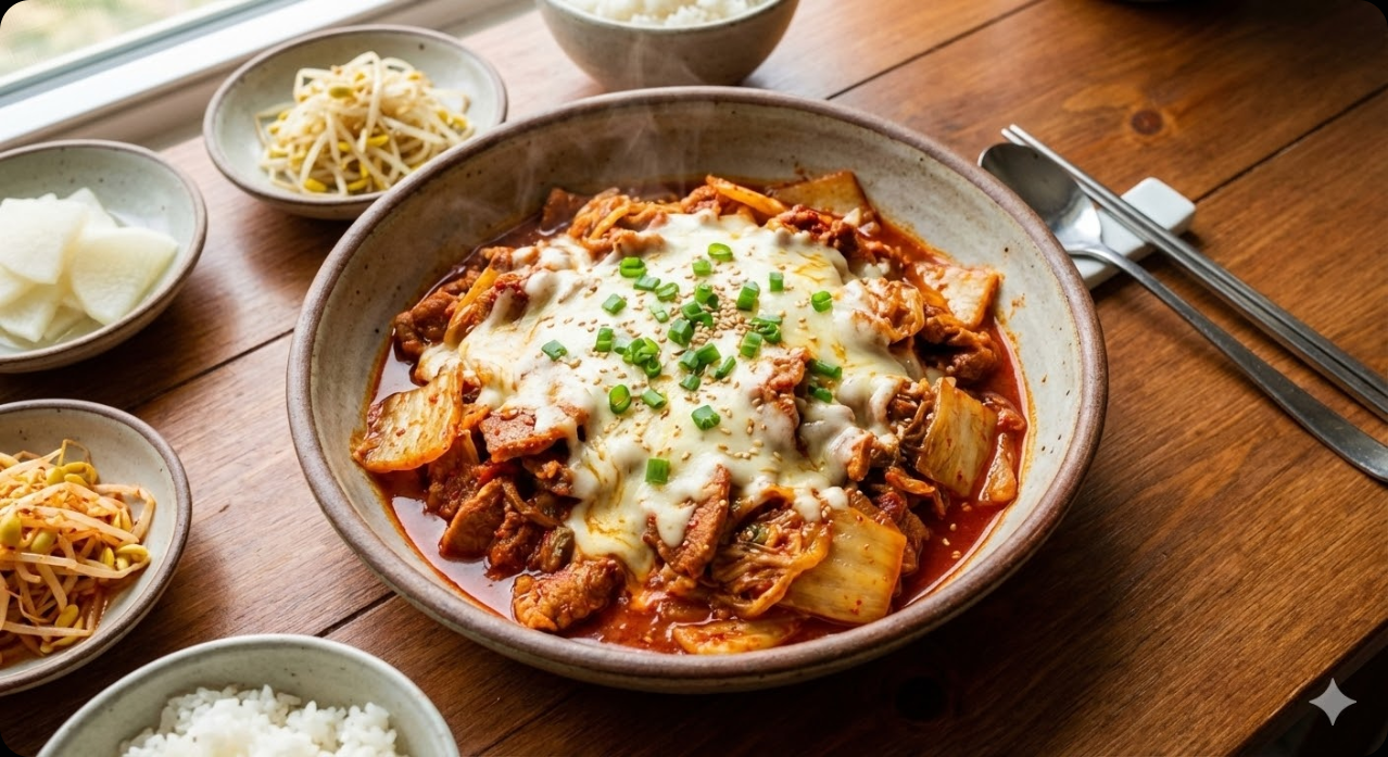 🥘치즈 폭포가 흐르는 김치즈 제육볶음 비법