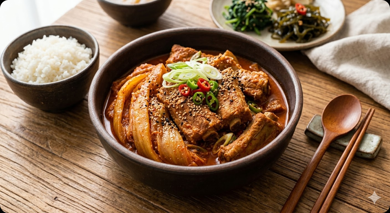 🥘입에서 사르르 녹는 돼지고기 김치찜, 엄마 손맛 비결