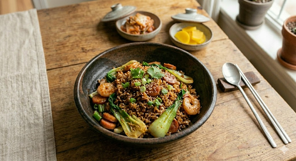 🍳한입에 반함! 퓨전 마라볶음밥 레시피
