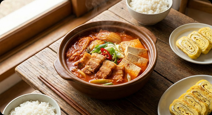 김치찌개 레시피 - 집에서 쉽게 만드는 황금비율 🍳