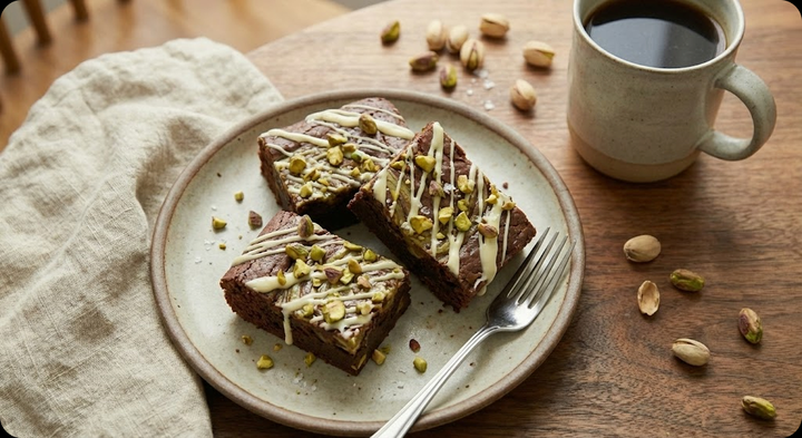 🍫3단계로 끝! 피스타치오 초콜릿 스낵 케이크 황금레…