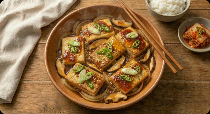 🥘10분 완성 표고버섯 두부조림 황금비율 비법