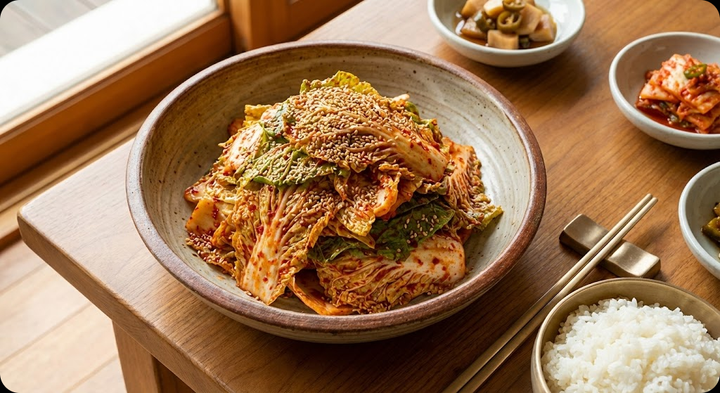 🥗실패 없는 봄동 겉절이 황금비율 양념장 비법