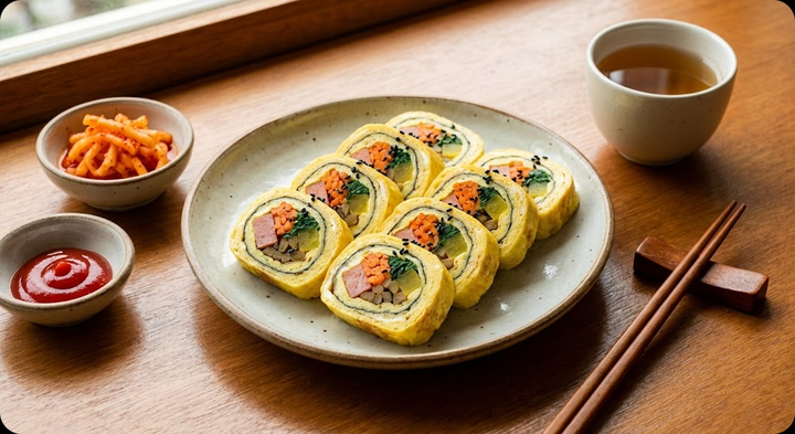 🍱보들보들한 식감에 반함! 계란말이 김밥 한 그릇