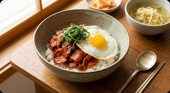 🥩촉촉한 육즙 터지는 고추장 불고기 덮밥, 비법은 배즙 한 스푼