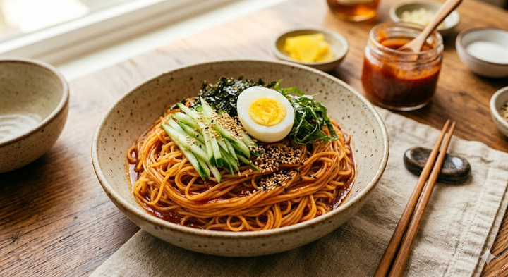 김풍 비빔 파스타 레시피 - 집에서 쉽게 만드는 황금비율 🍳